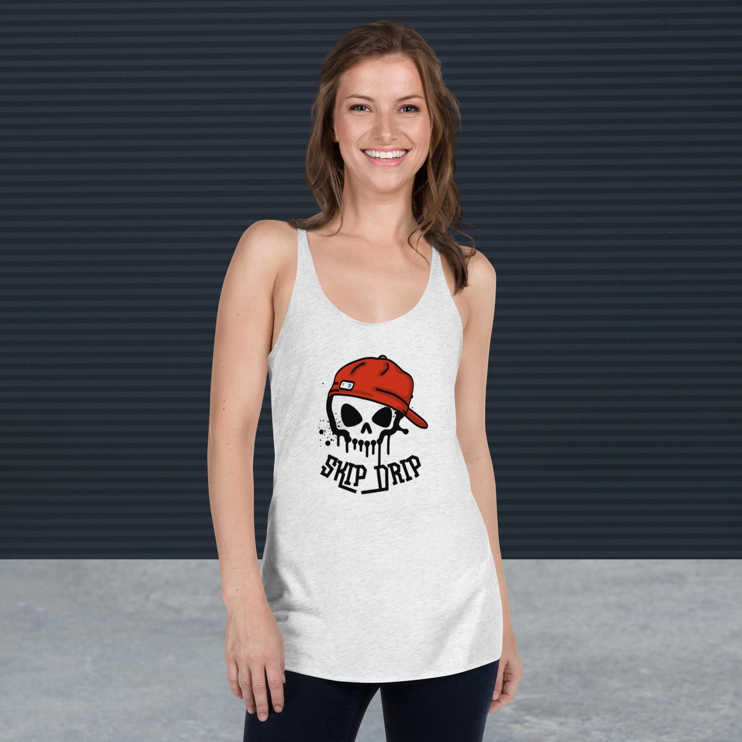 Skull Cap Women's Racerback Tank